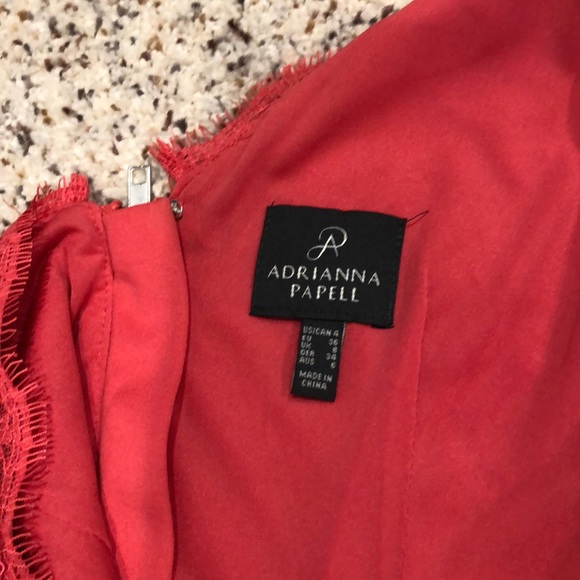 Salmon Adriana Papell dress - Picture 4 of 4